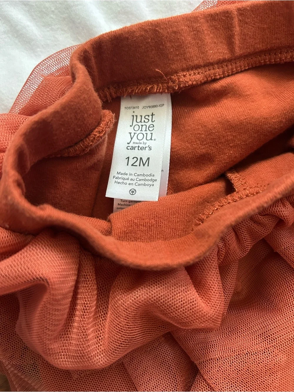 Just One You by Carter’s “Thankful for my family' Onesie and Ruffle Leggings Set - Picture 5 of 5